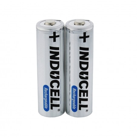 Piles rechargeable AA LR6 vendues sans blister : INDUCELL